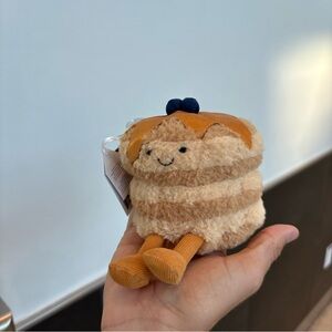 Jellycat Pancake Plush Toy - Cream and Tan